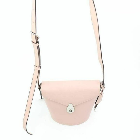 Calvin Klein Womens Crossbody Bag Pink Lock Adjust